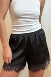 Satin Lace Shorts