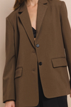 Danna Boyfriend Blazer (Café)