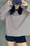 All-Day Oversized Long-Sleeve Tee