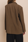 Danna Boyfriend Blazer (Café)