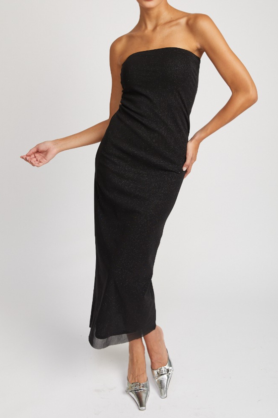 Winona Glitter Midi Dress