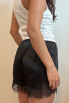 Satin Lace Shorts