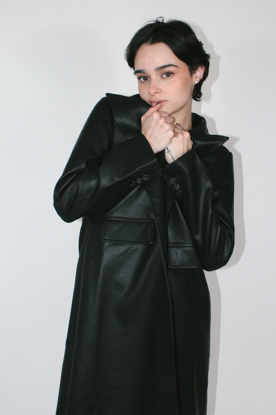 Rock Me Leather Coat