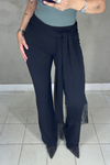Daria Flare Pants + Fringe Tie