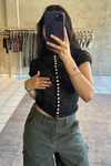 Lulu Sheer Knit Top