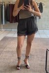 Satin Lace Shorts